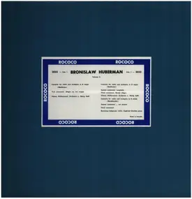 Bronislaw Huberman - Bronislaw Huberman - Volume V