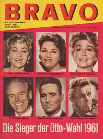 Bravo - 12/1962 - Ruth Leuwerik, Connie Francis, Inge Meysel a.o.