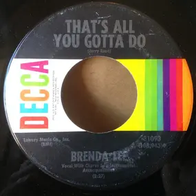 Brenda Lee - That's All You Gotta Do / I'm Sorry