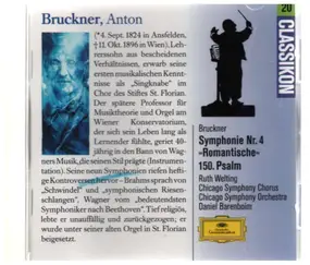 Anton Bruckner - Symphonie Nr. 4 "Romantische" / 150. Psalm