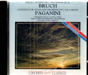 Max Bruch - Violin Concerto No. 1 In G Minor Op. 26 / Concerto For Violin And Orchestra No. 5 In A Minor