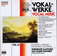 Carl Philipp Emanuel Bach - Vocal Music (I)
