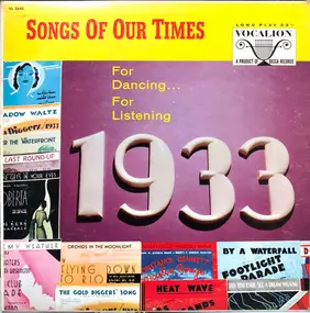 Ch - Songs Of Our Times - Song Hits Of 1933