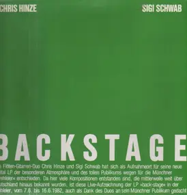 Chris Hinze - Backstage