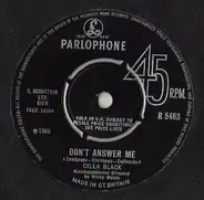 Cilla Black - Don't Answer Me / The Right One Is Left