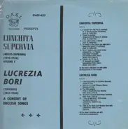 Conchita Supervia, Lucrezia Bori - Volume 7 / A concert of English Songs