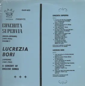 CONCHITA SUPERVIA - Volume 7 / A concert of English Songs