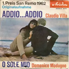 Claudio Villa - 1. Preis San Remo 1962