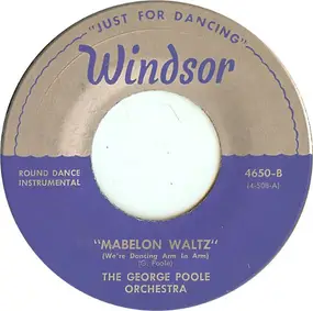 George Poole Orchestra - Left Footer One Step / Mabelon Waltz (We're Dancing Arm In Arm)