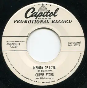 Cliffie Stone - Melody Of Love / Darling Je Vous Aime Beaucoup