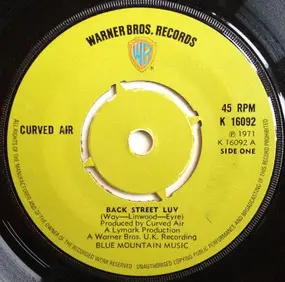 Curved Air - Back Street Luv