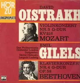 Wolfgang Amadeus Mozart - Violinkonzert Nr.3 G-Dur / Klavierkonzert Nr.4 G-Dur