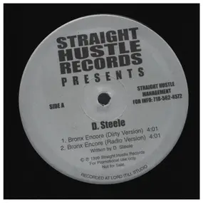 D. Steele / Clyde Black - Bronx Encore / Chocolate Nigga