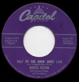 Dakota Staton - What Do You Know About Love