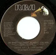 Daryl Hall & John Oates - Do What You Want, Be What You Are / You'll Never Learn
