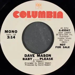 Dave Mason - Baby... Please