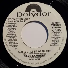 Dave Lambert - Take A Little Bit Of My Life