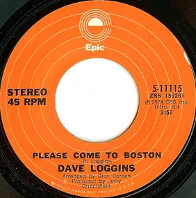 Dave Loggins - Please Come To Boston