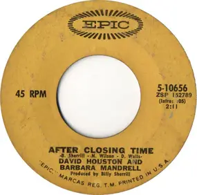 David Houston - After Closing Time / My Song Of Love