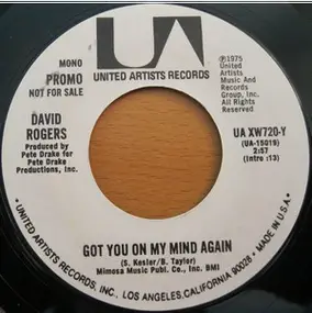 David Rogers - Got You On My Mind Again