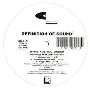 Definition Of Sound - What Are You Under