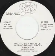 Detroit Junior - Had To Be A Miracle / You're Too Pretty