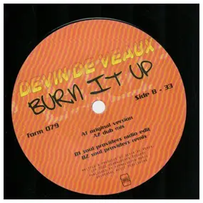 Devin De Veaux - Burn It Up