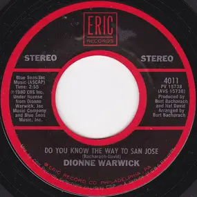Dionne Warwick - Do You Know The Way To San Jose / This Girl's In Love With You