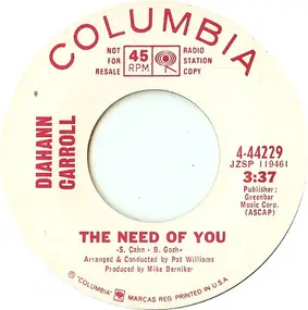 Diahann Carroll - The Need Of You