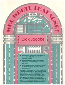 Dick Jacobs - Who Wrote That Song?