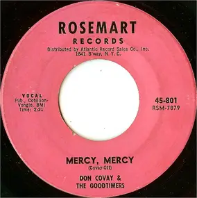Don Covay - Mercy, Mercy / Can't Stay Away