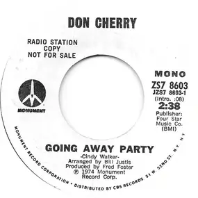 Don Cherry - Going Away Party