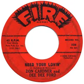 Don Gardner - Need Your Lovin' / Tell Me