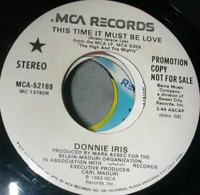 Donnie Iris - This Time It Must Be Love