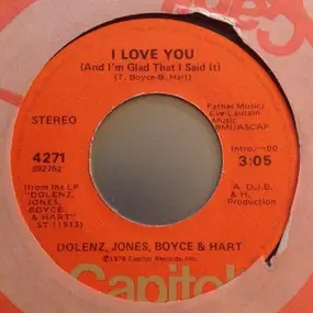The Jones - I Love You (And I'm Glad That I Said It)