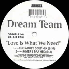 The Dream Team - Love Is What We Need
