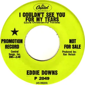 Eddie Downs - I Couldn't See You For My Tears