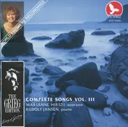 Edvard Grieg , Marianne Hirsti , Rudolf Jansen - Complete Songs Vol. III