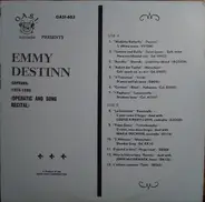 Emmy Destinn - Operatic And Song Recital