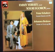 Emmy Verhey / Youri Egorov - Schubert Sonate / Brahms Sonate nr 3