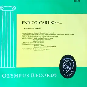 Enrico Caruso - Enrico Caruso, Tenor - Vol. 5 -New York 1908