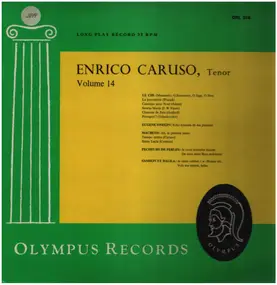 Enrico Caruso - Enrico Caruso, tenor - Vol. 14
