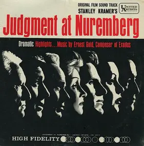 Ernest Gold - Original Film Sound Track Stanley Kramer's Judgment At Nuremberg