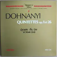 Dohnányi / Quintette Pro Arte de Monte Carlo - Quintettes Op.1 Et 26