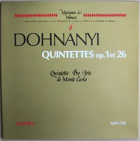 Ernst von Dohnanyi - Quintettes Op.1 Et 26