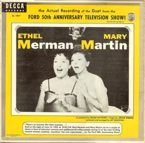 Ethel Merman - The Actual Recording Of The Duet From The Ford 50th Anniversary Television Show