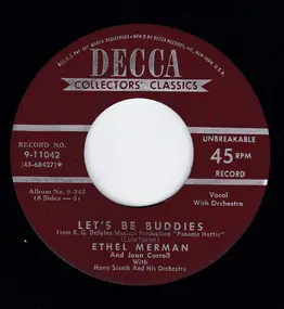 Ethel Merman - Let's Be Buddies / I Got Rhythm