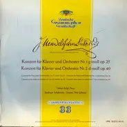 Felix Mendelssohn-Bartholdy - Konzerte Für Klavier Und Orchester Nr. 1 G-Moll Op. 25 Und Nr 2 D-Moll Op. 40