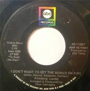 Frankie Laine - I Don't Want To Set The World On Fire / I Found You