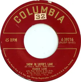 Frankie Laine - Snow In Lover's Lane